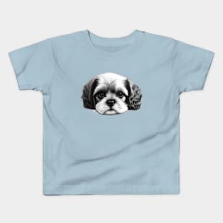 Shih Tzu Puppy Kids T-Shirt